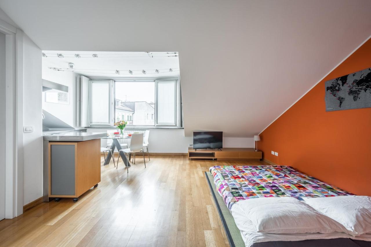 The Orange Attic - Navigli Area Daire Milano Dış mekan fotoğraf